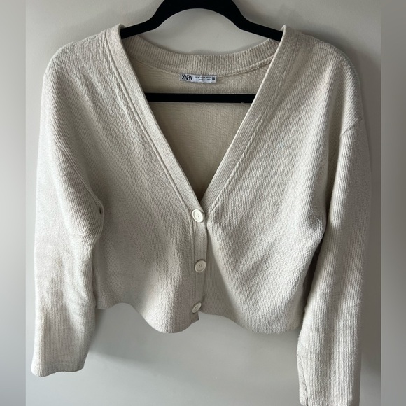 ZARA cream cardigan - Picture 4 of 4